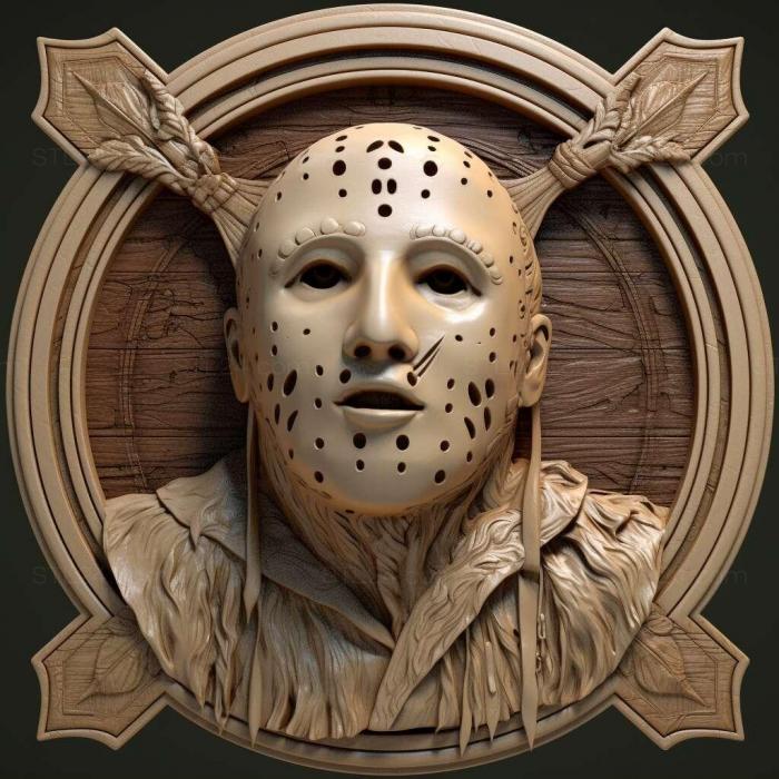 Characters (st jason voorhees 1, HERO_4221) 3D models for cnc